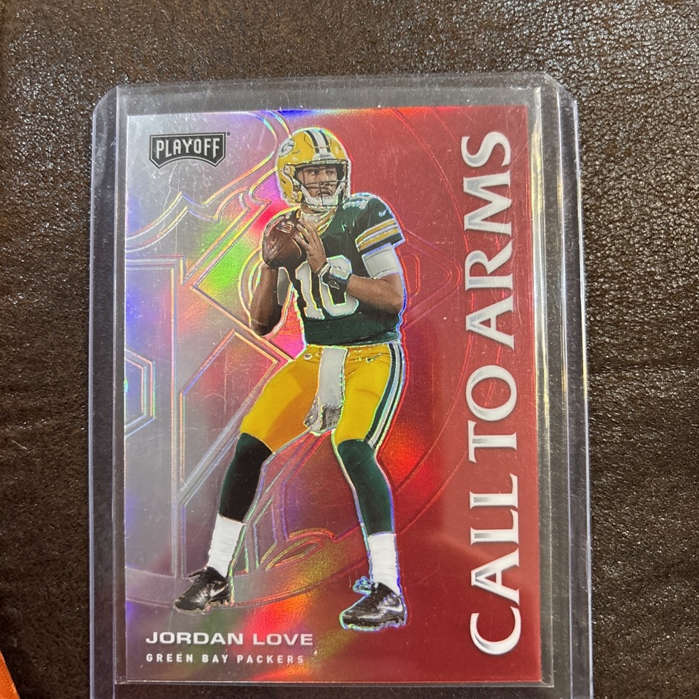 2020 Panini Playoff Call to Arms Red Prizm Jordan Love #CA-20 Rookie‎ RC